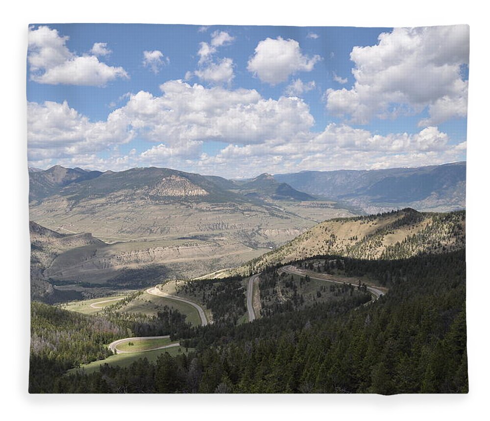 Valley Fleece Blanket featuring the photograph Starlight Basin by Frank Madia