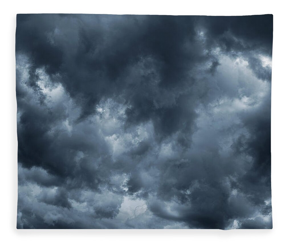 Outdoors Fleece Blanket featuring the photograph Storm Clouds by Rob Atkins