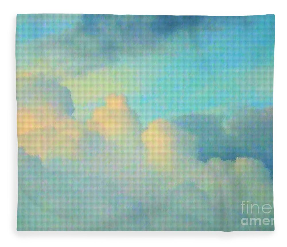 Summer Fleece Blanket featuring the photograph Summer Sunset by Robyn King