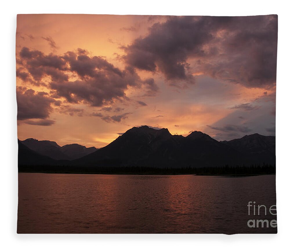 Sunset Fleece Blanket featuring the photograph Sunset Splendor by Vivian Christopher