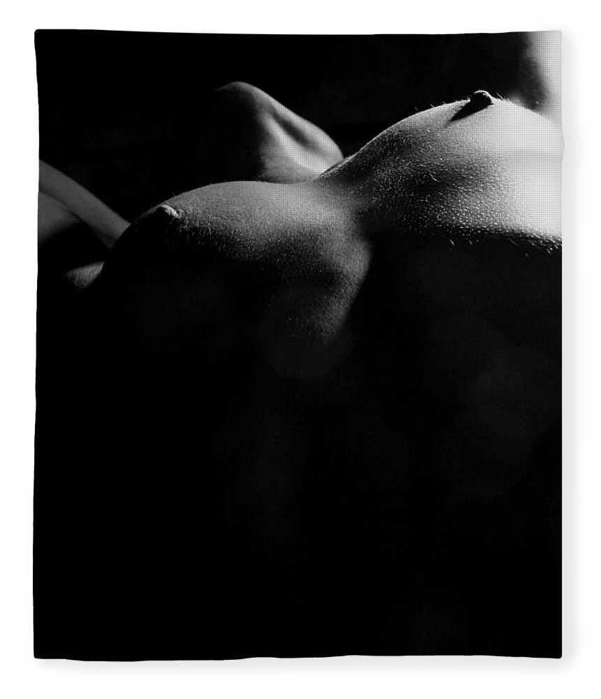 Nude Fleece Blanket featuring the photograph Surface of Venus I by Joe Kozlowski