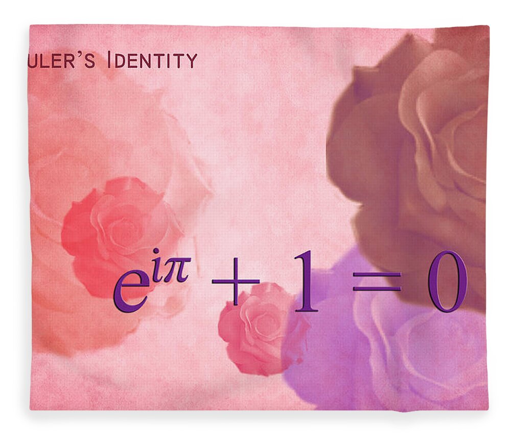 Feature Art Fleece Blanket featuring the digital art The Beauty Equation by Paulette B Wright