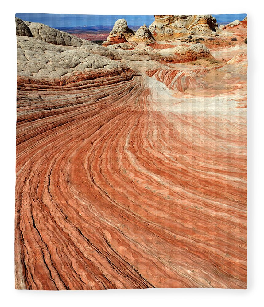 White Pocket Fleece Blanket featuring the photograph The Brilliance Of Nature 3 by Bob Christopher