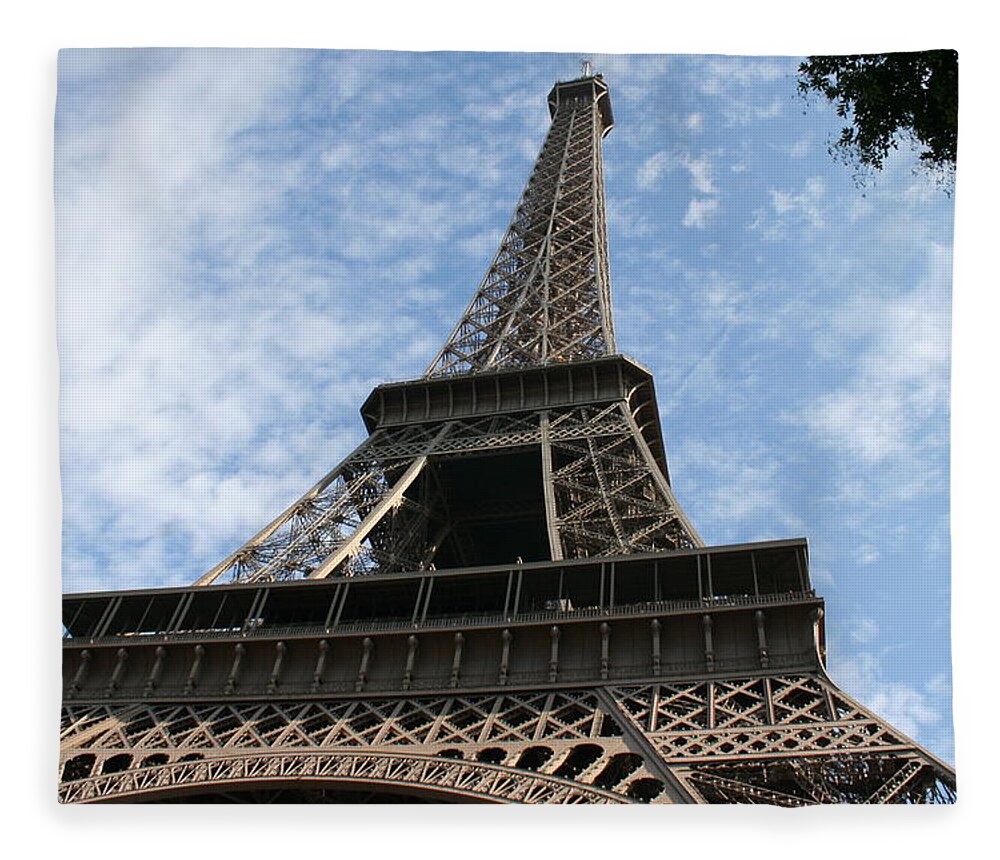 Paris Fleece Blanket featuring the photograph Things are lookin' up by Quin Sweetman