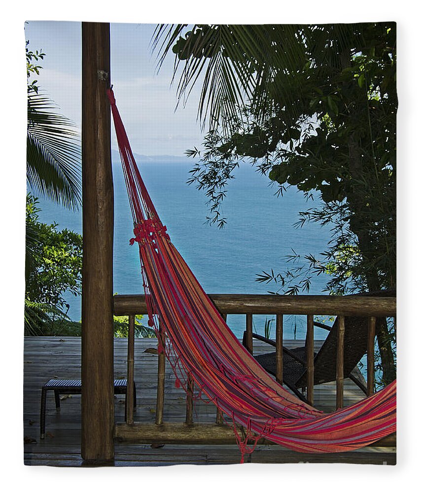 Nina Stavlund Fleece Blanket featuring the photograph Tropical Paradise... by Nina Stavlund