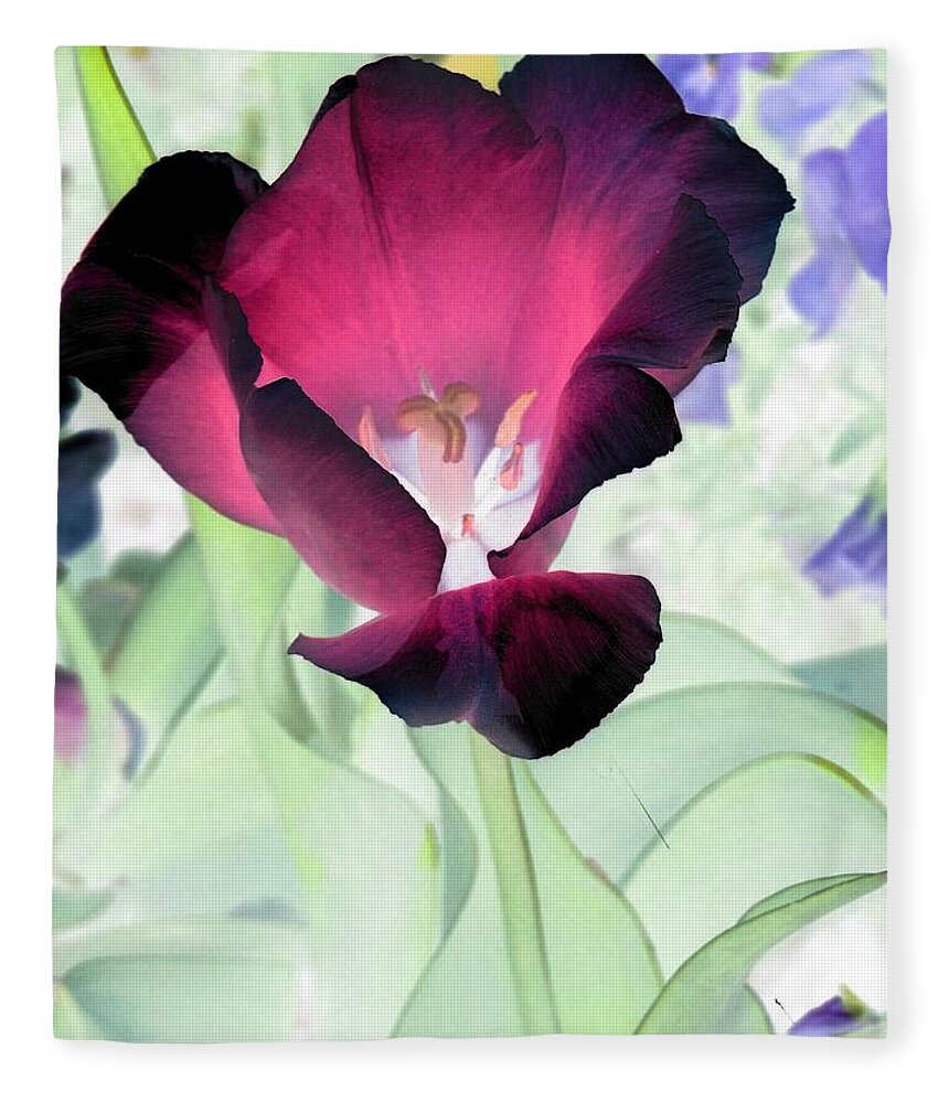 Tulip Fleece Blanket featuring the photograph Tulips - Perfect Love - PhotoPower 2043 by Pamela Critchlow