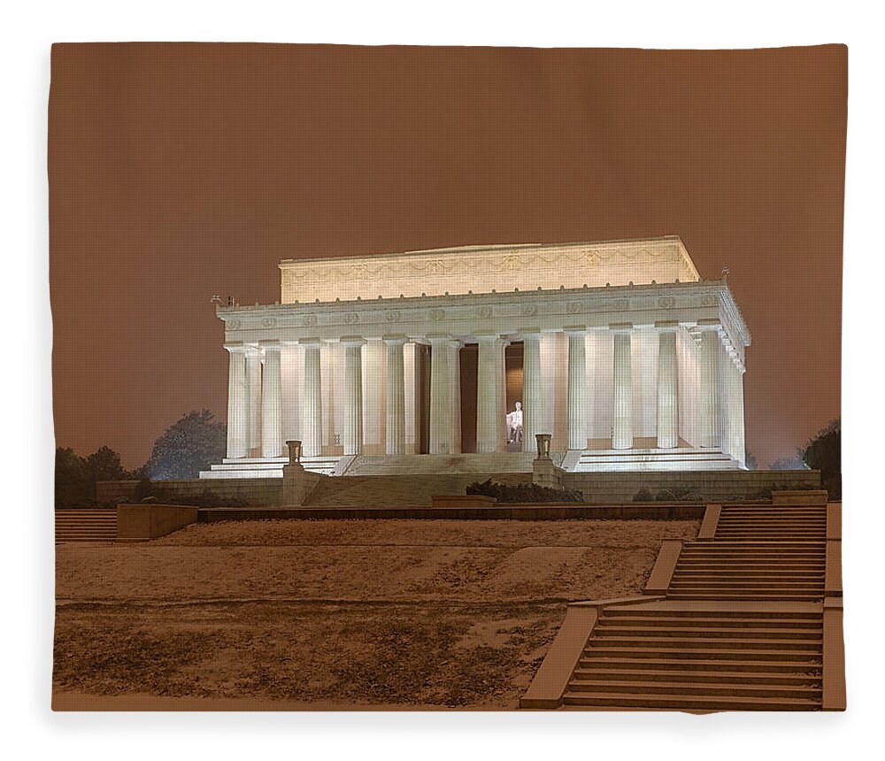 Metro Fleece Blanket featuring the photograph Waiting For The Snow by Metro DC Photography
