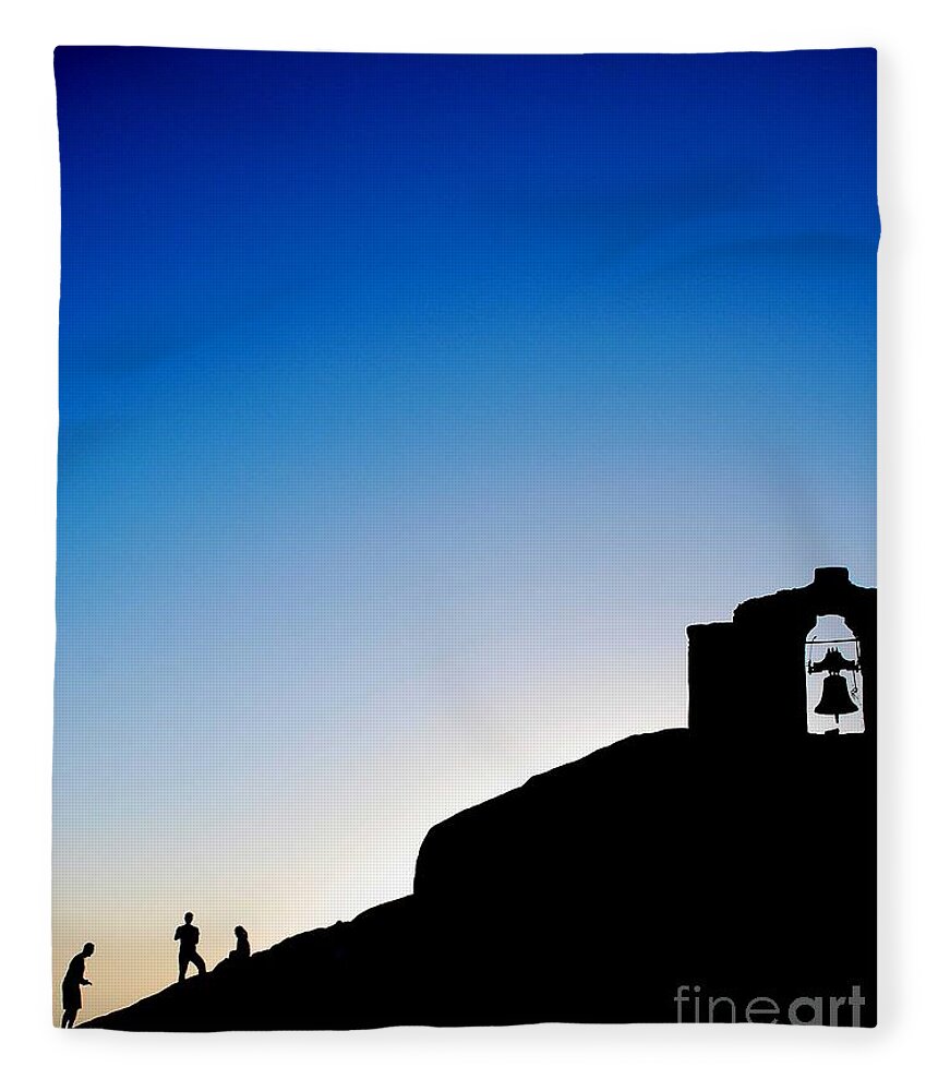 Church Fleece Blanket featuring the photograph Waiting For The Sun II by Hannes Cmarits