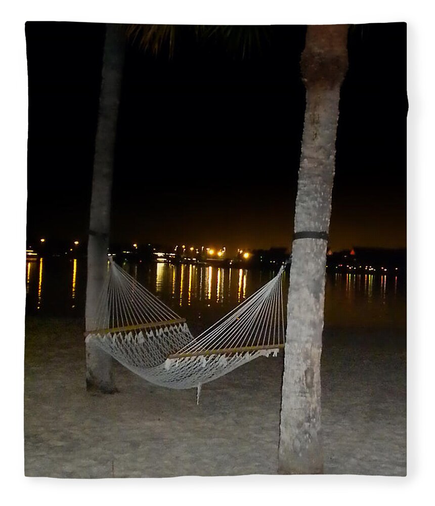 Hammock Fleece Blanket featuring the photograph Waiting For You by Thomas Woolworth