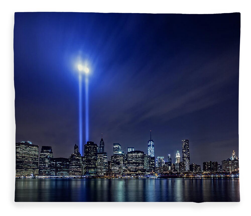 City Photographs Fleece Blanket featuring the photograph We Remember by Rick Berk