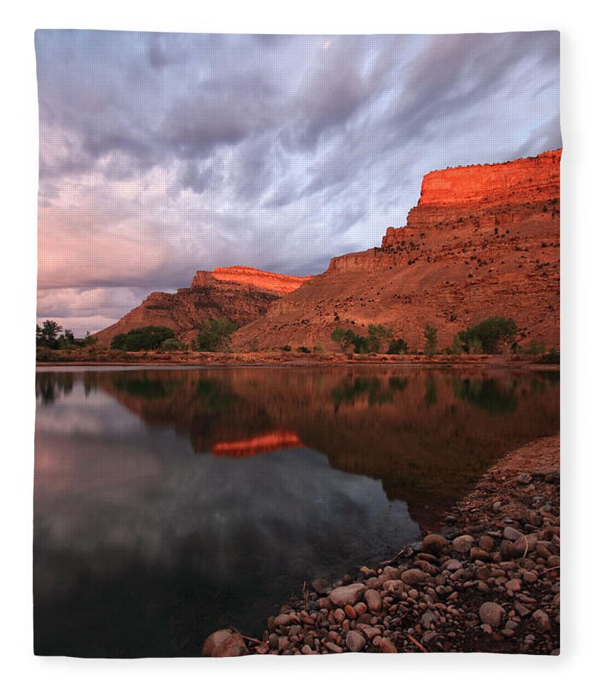 Grand Junction Fleece Blanket featuring the photograph Western Colorado by Ronda Kimbrow