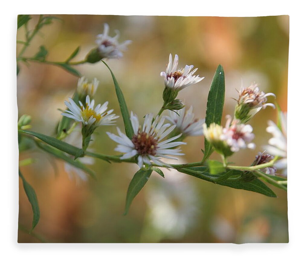 Wild Flower Fleece Blanket featuring the photograph Wildflowers by Valerie Collins