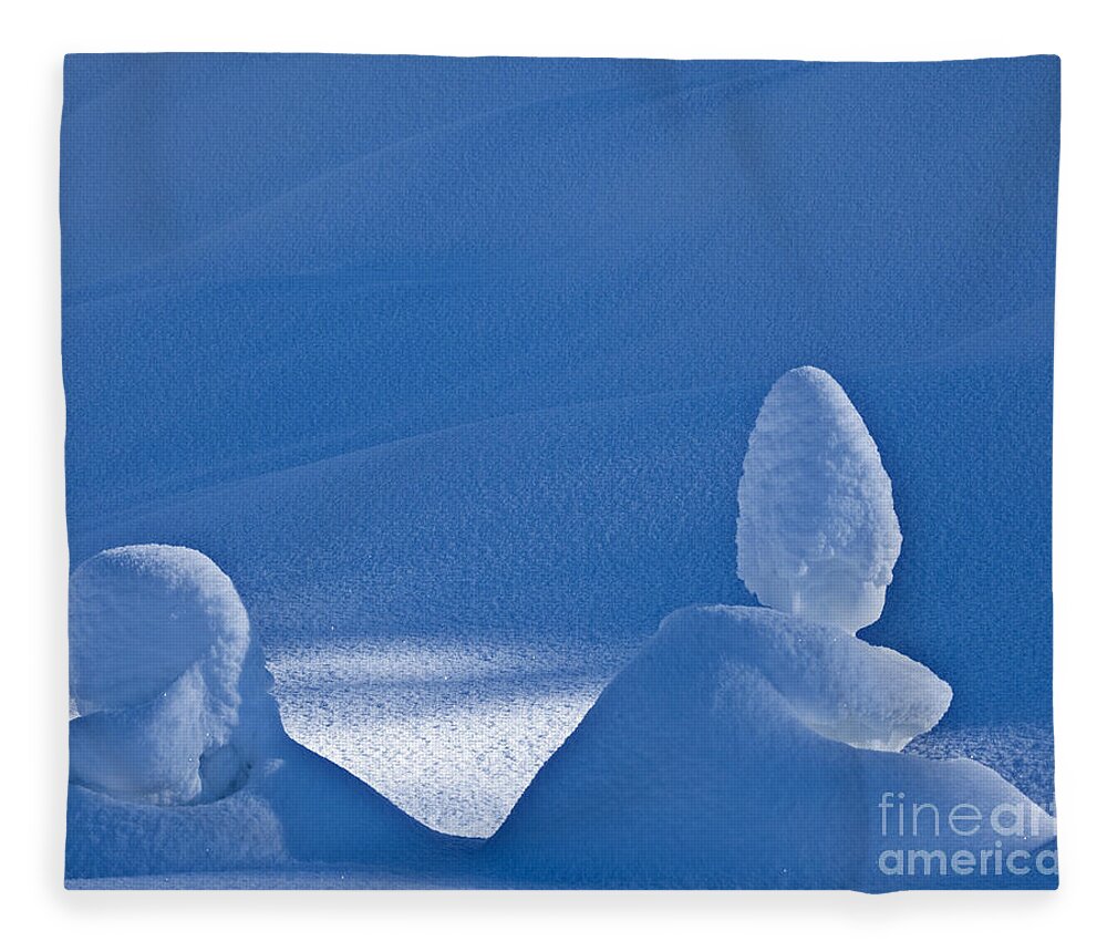 Shape Fleece Blanket featuring the photograph Winter Magic by Edmund Nagele FRPS