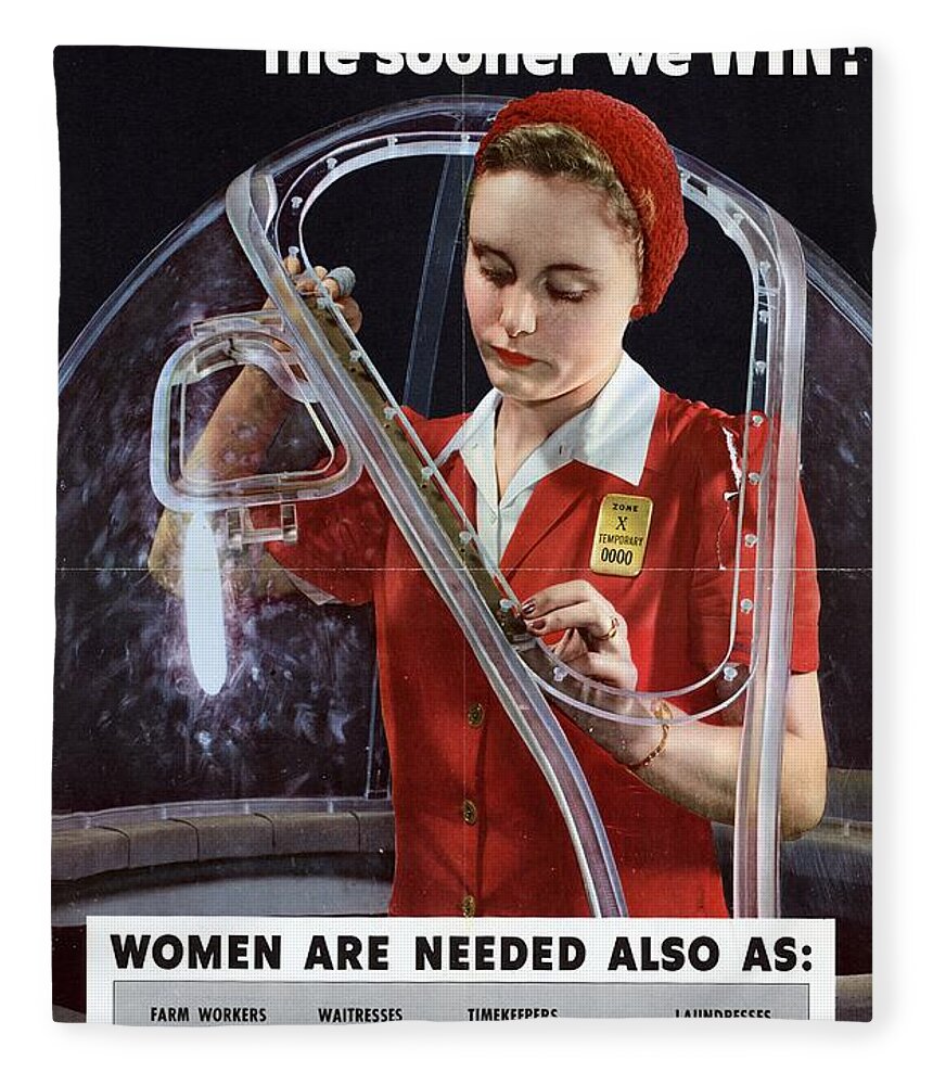World War Ii 1939 1945 The More Women At Work The Sooner We Win