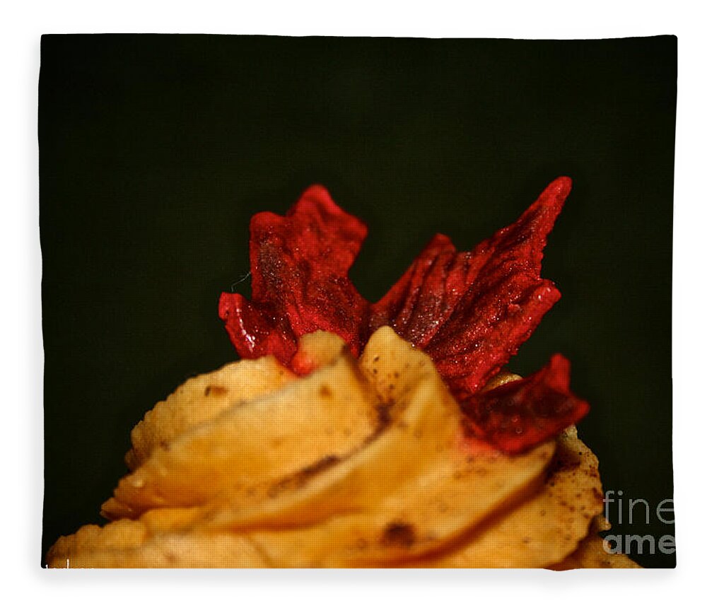 Dessert Fleece Blanket featuring the photograph Delicious by Susan Herber