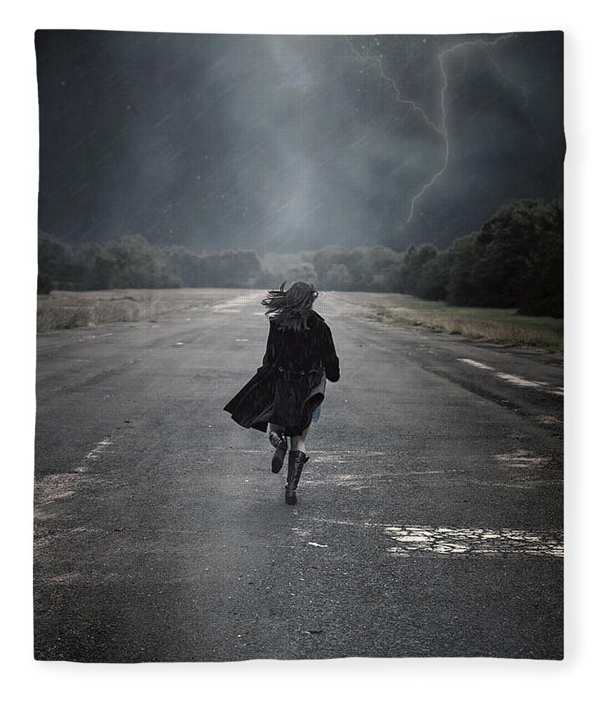 Female Fleece Blanket featuring the photograph Escape #1 by Joana Kruse
