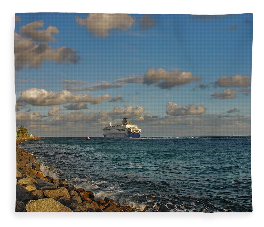 Bahamas Celebration Fleece Blanket featuring the photograph 38- Bon Voyage by Joseph Keane