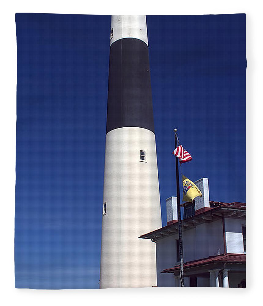 Historic Fleece Blanket featuring the photograph Absecon Lighthouse by Farol Tomson