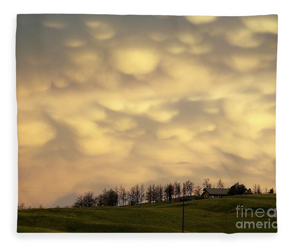 Storm Clouds Fleece Blanket featuring the photograph After the Storm by Dorrene BrownButterfield