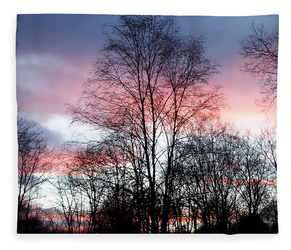 Butterfly Fleece Blanket featuring the photograph Butterfly Wings Of Pink In The Sky by Kim Galluzzo Wozniak