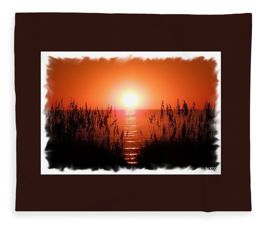 Sunrise Fleece Blanket featuring the photograph Deep Rise by Kim Galluzzo
