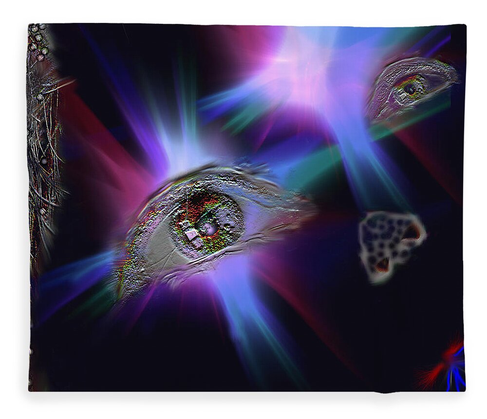 Astral Travel Fleece Blanket featuring the photograph Disembodied by Marie Jamieson