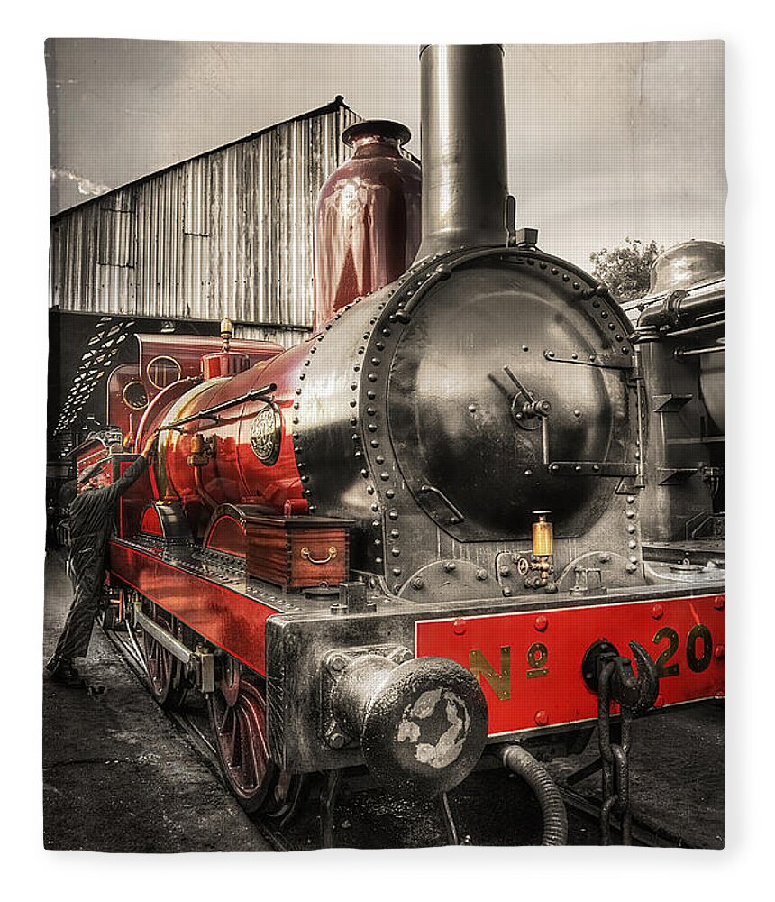  Yhun Suarez Fleece Blanket featuring the photograph Furness Railway Number 20 by Yhun Suarez