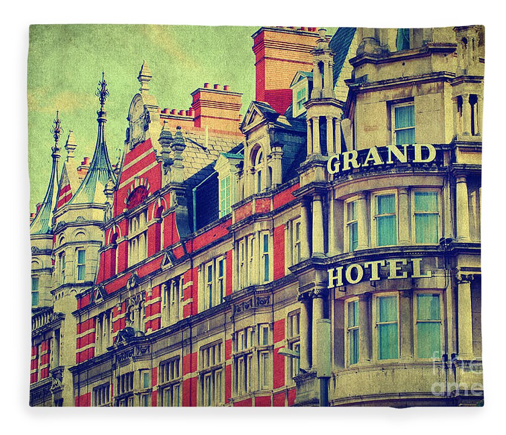 Yhun Suarez Fleece Blanket featuring the photograph Grand Hotel by Yhun Suarez