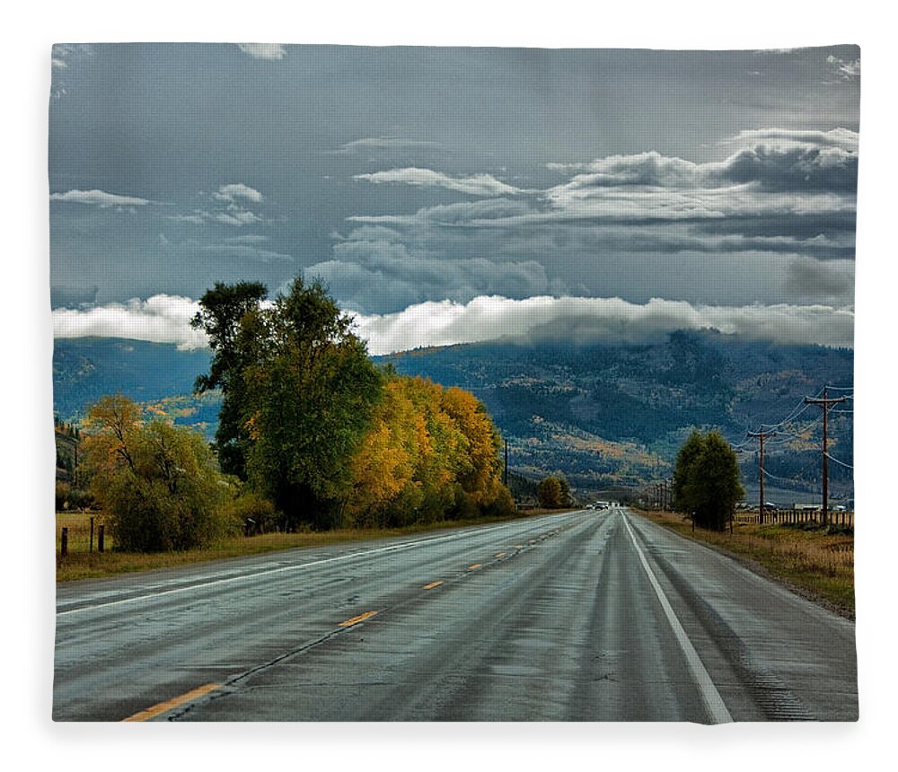 Rocky Mountains Fleece Blanket featuring the photograph High in Colorado by Farol Tomson