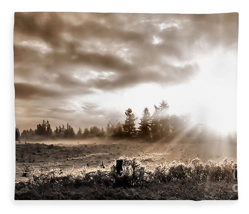 Landscape Fleece Blanket featuring the photograph Hope II by Rory Siegel