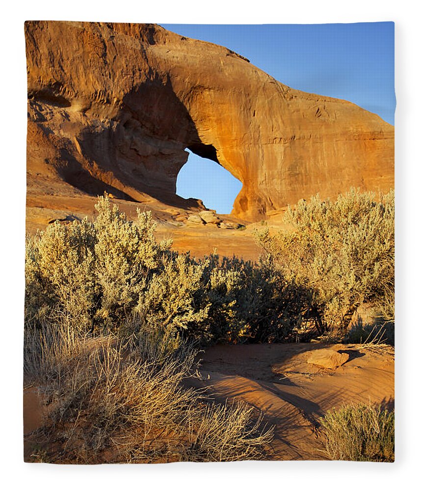 Desert Fleece Blanket featuring the photograph Looking Glass by Mike McGlothlen