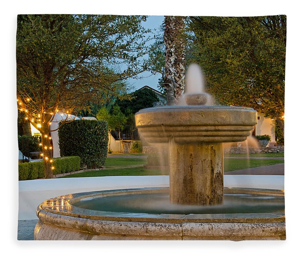 Dusk Fleece Blanket featuring the photograph Romance at Dusk by Margaret Pitcher