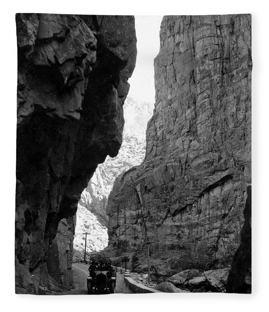 Shoshone Fleece Blanket featuring the photograph Shoshone Canyon by Bonfire Photography