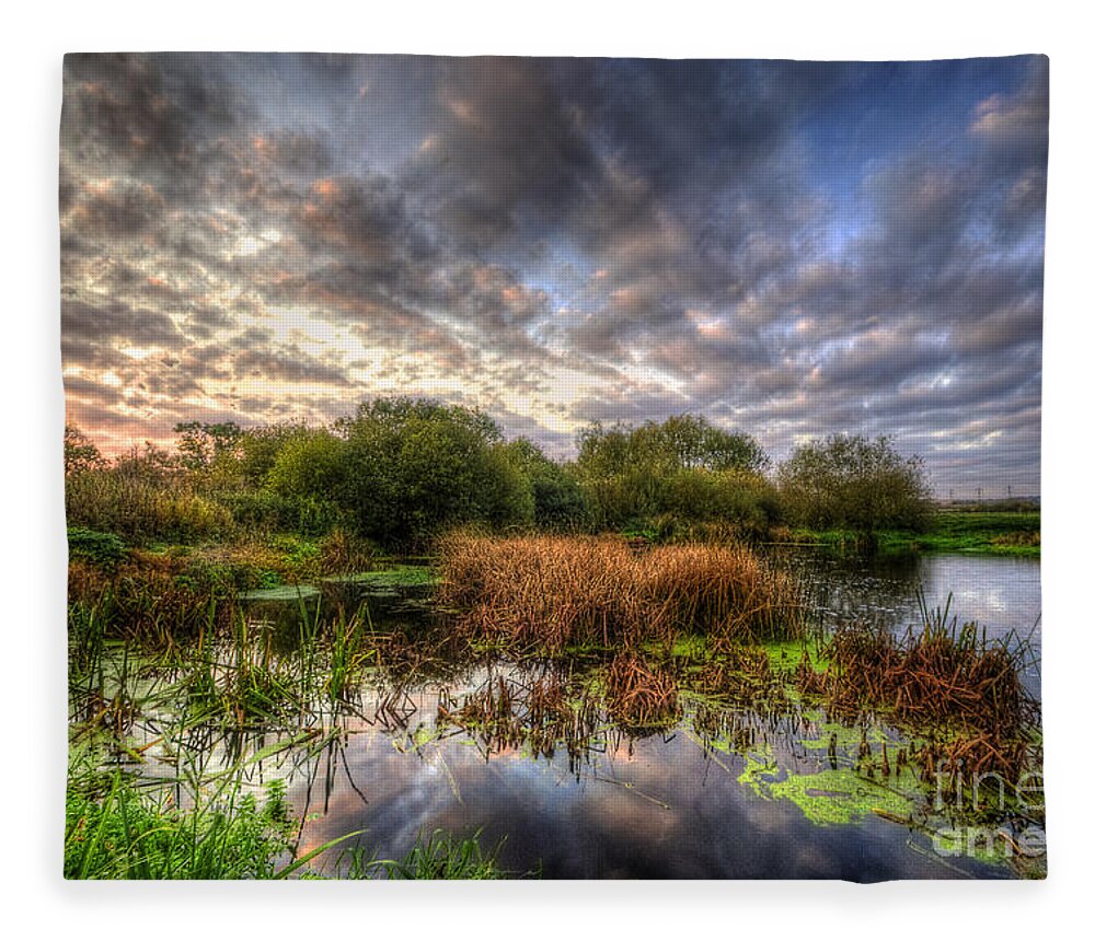 Hdr Fleece Blanket featuring the photograph Swampy by Yhun Suarez