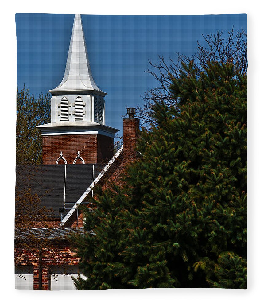 Church Fleece Blanket featuring the photograph There Are Times by Ed Peterson