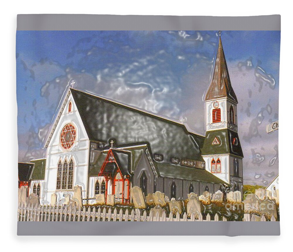Church Fleece Blanket featuring the photograph Trinity by Lydia Holly