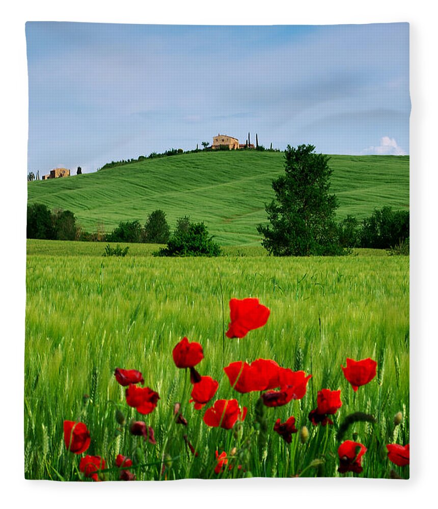 Tuscany Fleece Blanket featuring the photograph Tuscany by Ivan Slosar
