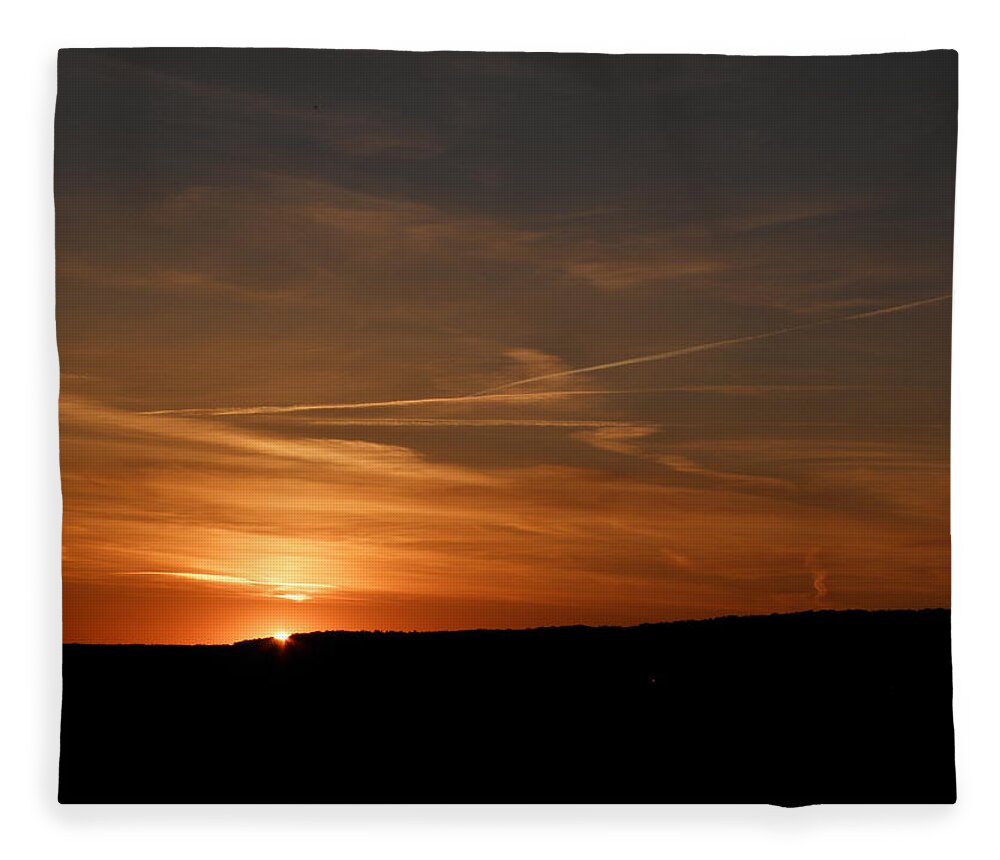 Sundown Fleece Blanket featuring the photograph Twists And Turns At Sundown by Kim Galluzzo Wozniak