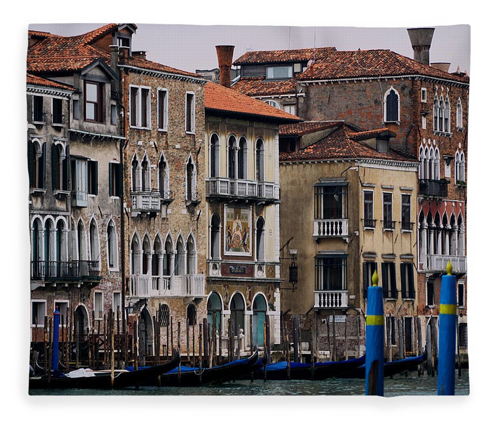 Venice Fleece Blanket featuring the photograph Venice by Ivan Slosar