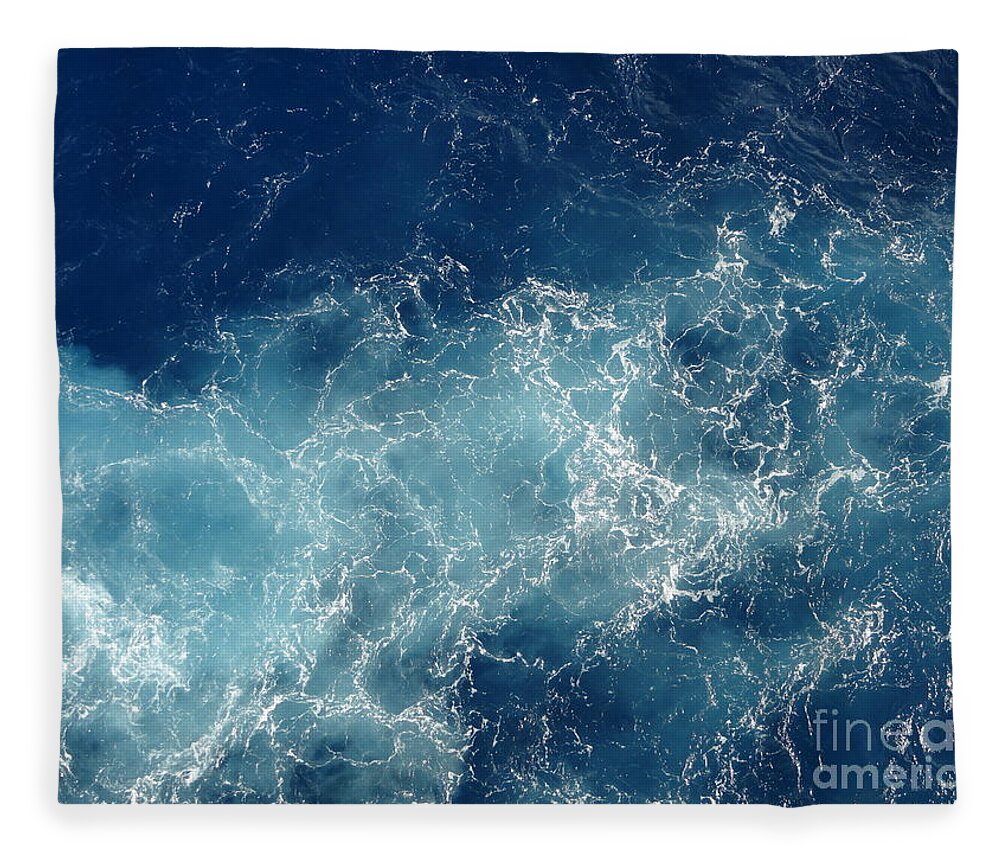 Pattern Fleece Blanket featuring the photograph Water pattern by Dejan Jovanovic