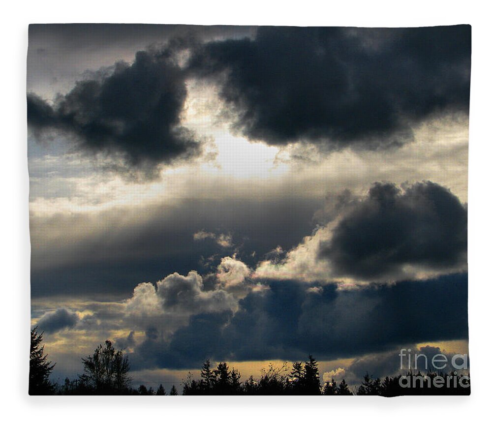 Winter Fleece Blanket featuring the photograph Winter Approaching by Rory Siegel