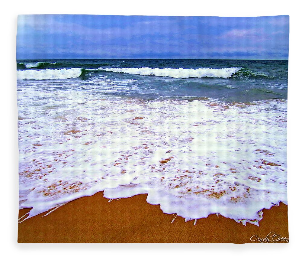 Beach Fleece Blanket featuring the photograph Montauk 1 by Cindy Greenstein