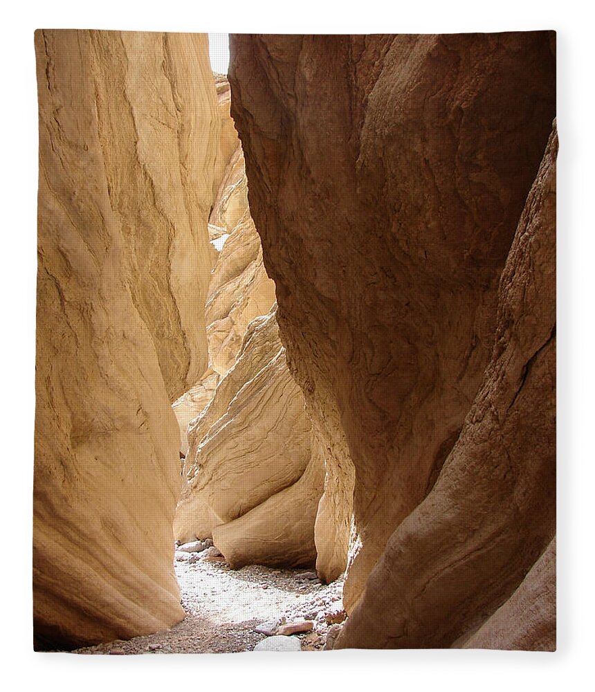 Canyon Fleece Blanket featuring the photograph Anniversary Narrows by Carl Moore