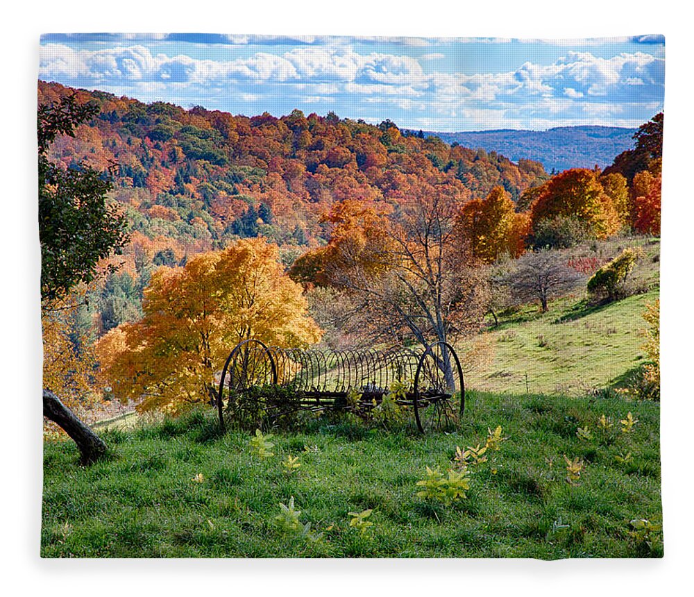 #jefffolger Fleece Blanket featuring the photograph Autumn this side of heaven #2 by Jeff Folger