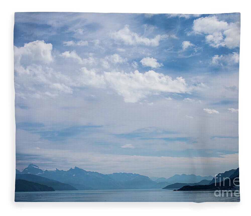 Glacier Bay Fleece Blanket featuring the photograph Glacier Bay #1 by Timothy Johnson