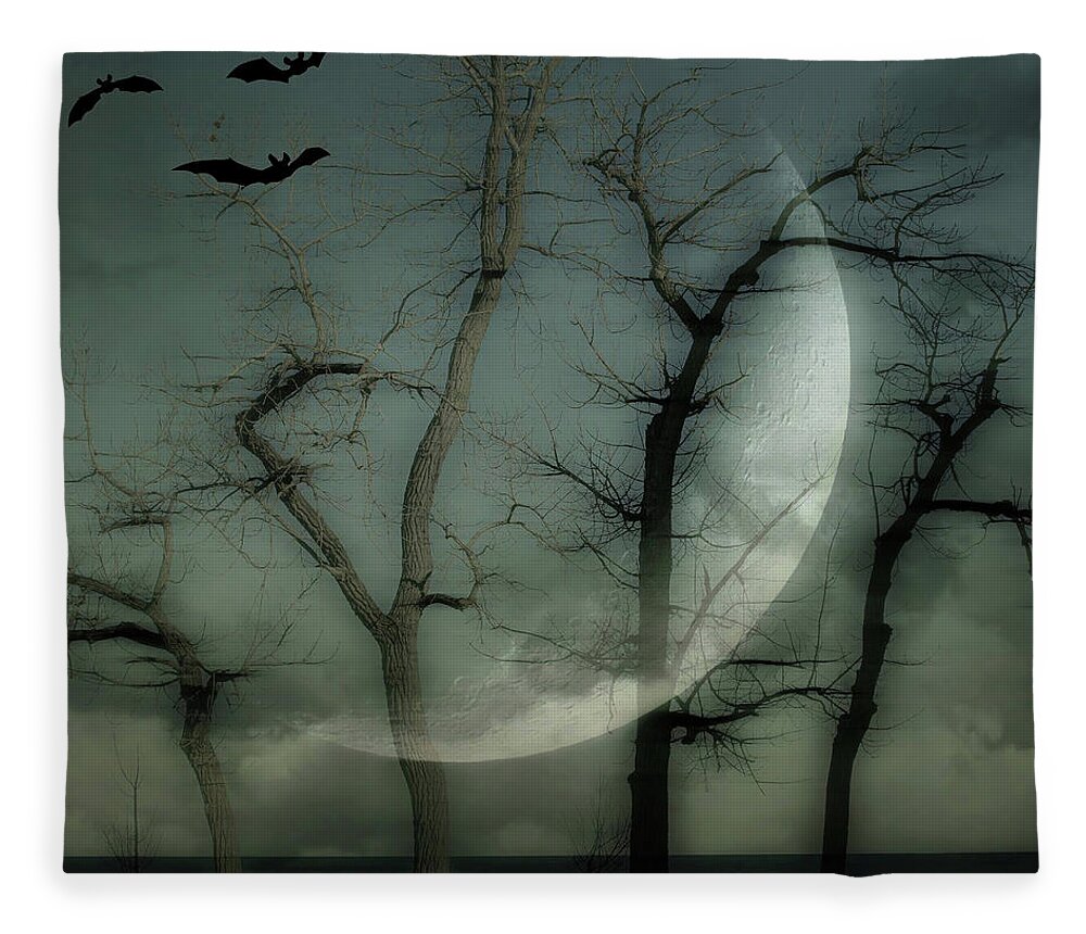 Halloween Fleece Blanket featuring the photograph Halloween #1 by Jackson Pearson
