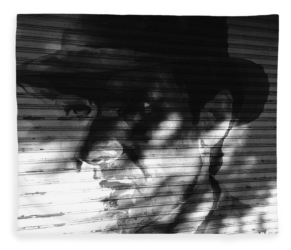 Hollywood Fleece Blanket featuring the photograph Hollywood Pull Down 15 by Dorian Hill