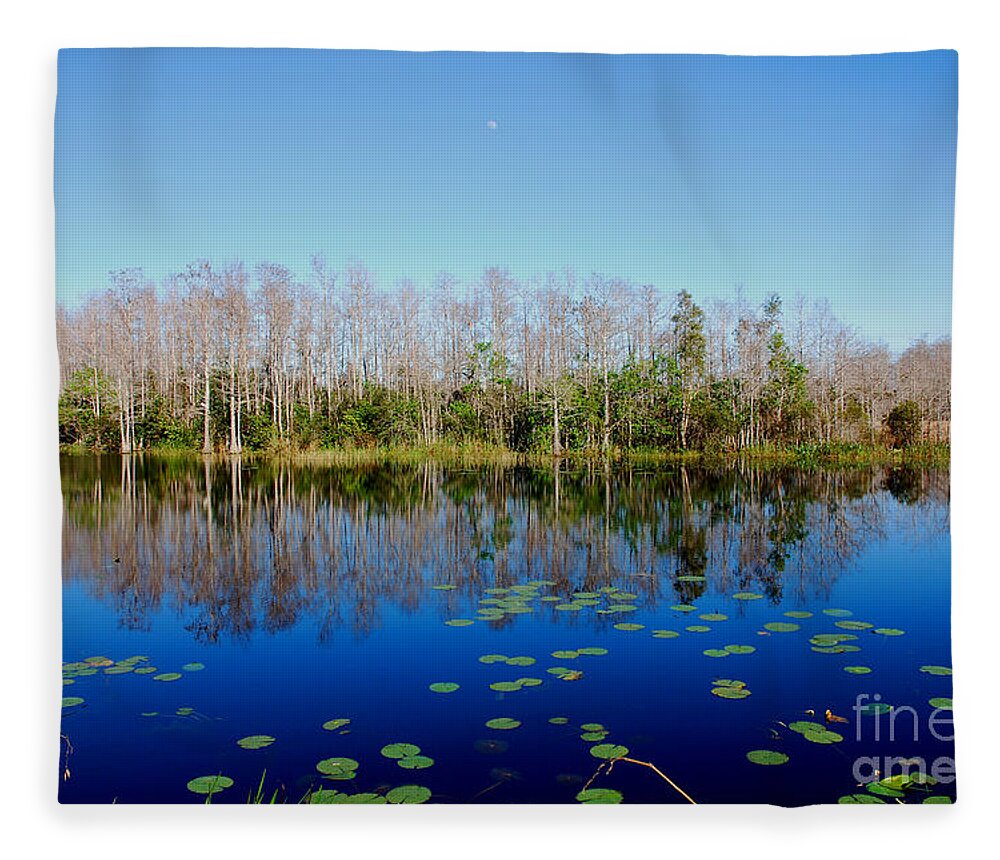  Fleece Blanket featuring the photograph 1- Lake by Joseph Keane
