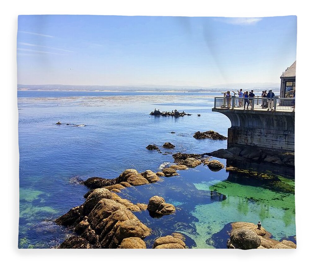 Monterey Fleece Blanket featuring the photograph Montery Bay #2 by J R Yates