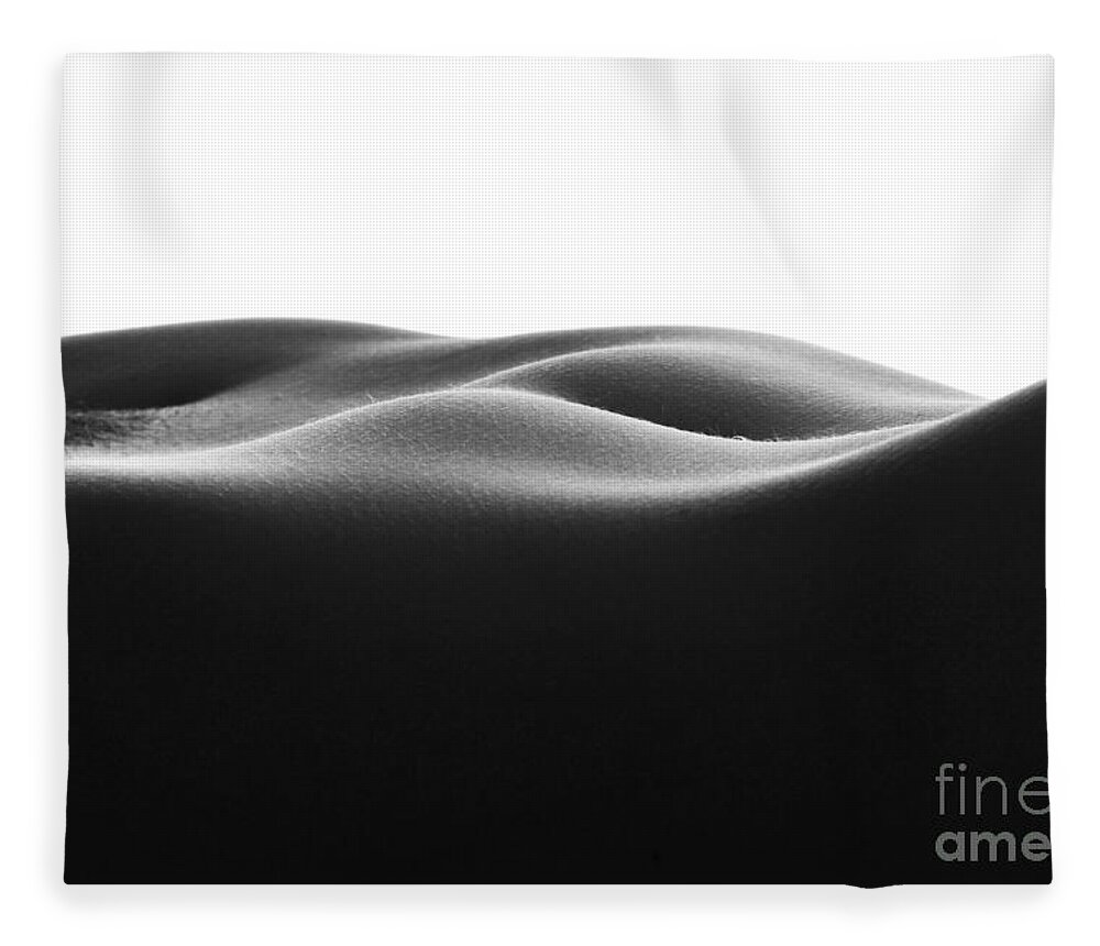 Artistic Fleece Blanket featuring the photograph Ocean waves #1 by Robert WK Clark